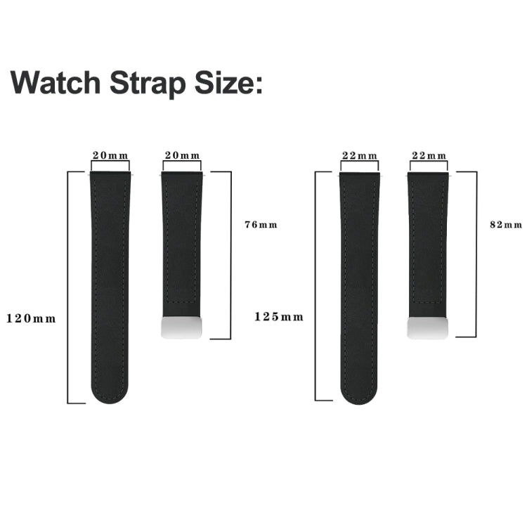 20mm Magnetic Silver Buckle Silicone Leather Watch Band(Blue) - free shipping - PMC TechLife - Order now!