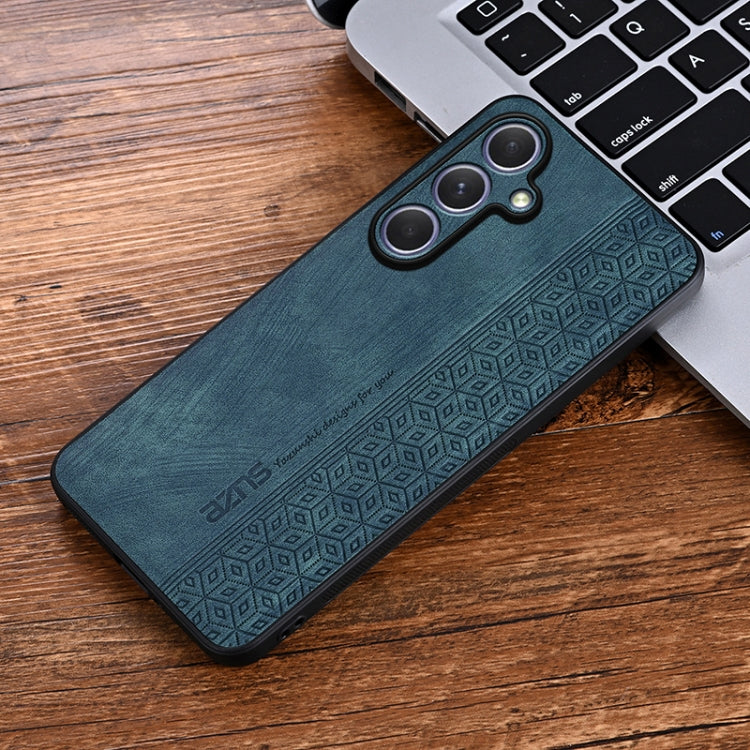 For Samsung Galaxy S25+ 5G AZNS 3D Embossed Skin Feel Phone Case(Dark Green) - Galaxy S25+ 5G Cases by AZNS | Online Shopping South Africa | PMC Jewellery | Buy Now Pay Later Mobicred