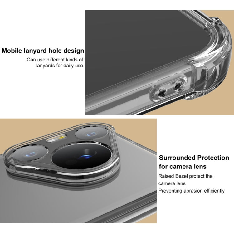 For iPhone 16 imak Shockproof Airbag TPU Phone Case(Matte Black) - free shipping - PMC TechLife - Order now!