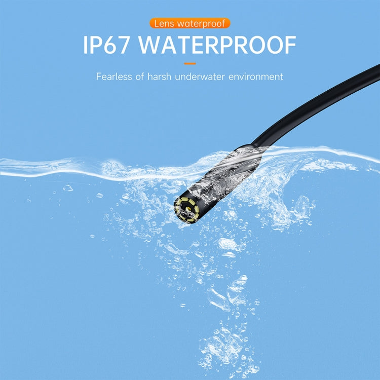 AN112 2 in 1 USB-C / Type-C + 8 Pin Interface 8mm HD Industry Endoscope, Length:5m Hard Tube -  by PMC TechLife | Online Shopping South Africa | PMC TechLife | Buy Now Pay Later Mobicred
