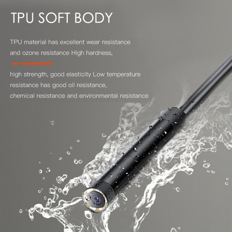 T21 4.5 inch IPS Color Screen 3.9mm Single Camera Split Hard Cable Industrial Endoscope, Length:5m(Black Red) - free shipping - PMC TechLife - Order now!