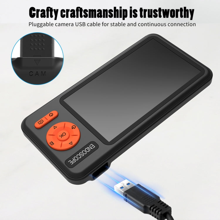 T29 5 inch IPS Screen 3.9mm Single Lens IP67 Waterproof Industrial Endoscope With Bracket, Length:1m -  by PMC TechLife | Online Shopping South Africa | PMC TechLife | Buy Now Pay Later Mobicred