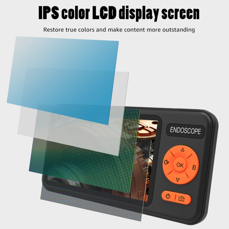 T29 5 inch IPS Screen 5.5mm Single Lens IP67 Waterproof Industrial Endoscope With Bracket, Length:2m -  by PMC TechLife | Online Shopping South Africa | PMC TechLife | Buy Now Pay Later Mobicred