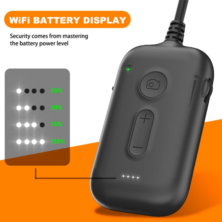 Y15 8mm Single Camera WiFi Connected Hard Cable HD Industrial Endoscope, Length:1m(Black) -  by PMC TechLife | Online Shopping South Africa | PMC TechLife | Buy Now Pay Later Mobicred