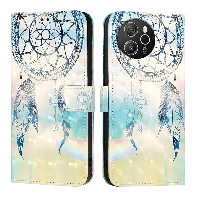 For Blackview Shark 8 3D Painting Horizontal Flip Leather Phone Case(Dream Wind Chimes) - More Brand by PMC TechLife | Online Shopping South Africa | PMC TechLife | Buy Now Pay Later Mobicred