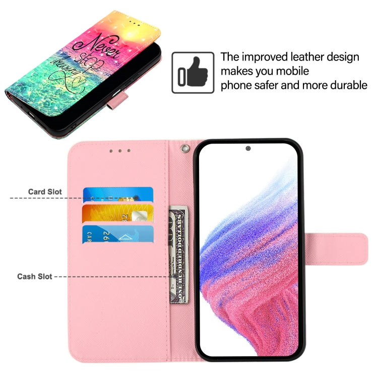 For Blackview Wave 6C 3D Painting Horizontal Flip Leather Phone Case(Chasing Dreams) - More Brand by PMC TechLife | Online Shopping South Africa | PMC TechLife | Buy Now Pay Later Mobicred