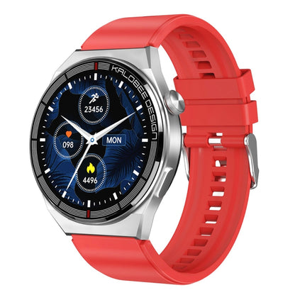 1.3 inch Silicone Band IP68 Waterproof Smart Watch Support Bluetooth Call(Red) - Smart Watches by PMC Jewellery | Online Shopping South Africa | PMC Jewellery | Buy Now Pay Later Mobicred