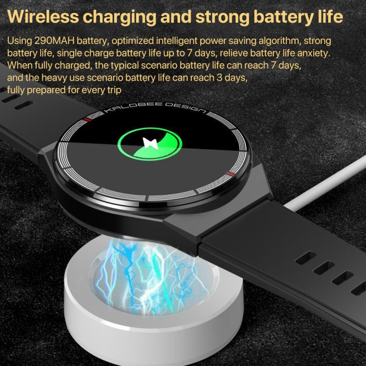 1.3 inch Silicone Band IP68 Waterproof Smart Watch Support Bluetooth Call(Black) - Smart Watches by PMC TechLife | Online Shopping South Africa | PMC TechLife | Buy Now Pay Later Mobicred