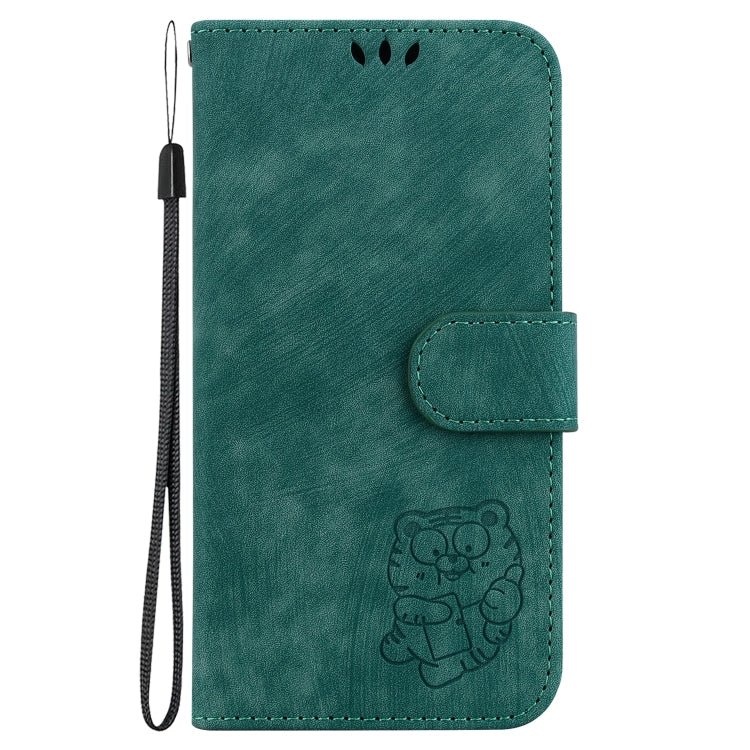 For Redmi K70 / K70 Pro Little Tiger Embossed Leather Phone Case(Green) - free shipping - PMC Jewellery - Order now!
