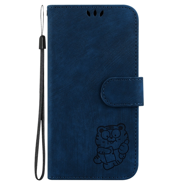 For Redmi K70 / K70 Pro Little Tiger Embossed Leather Phone Case(Dark Blue) - K70 Cases by PMC Jewellery | Online Shopping South Africa | PMC Jewellery | Buy Now Pay Later Mobicred