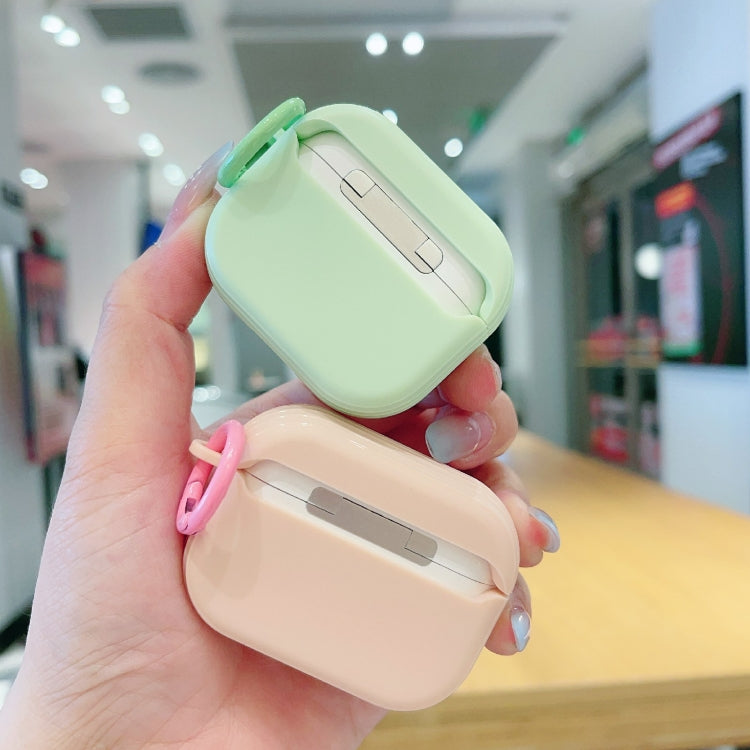 For AirPods Pro Fresh 3D Text Skin Feel Earbuds Box PC Case(Pink) - For AirPods Pro by PMC Jewellery | Online Shopping South Africa | PMC Jewellery | Buy Now Pay Later Mobicred