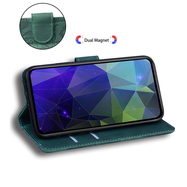 For Redmi K70 / K70 Pro Tiger Embossing Pattern Flip Leather Phone Case(Green) - free shipping - PMC Jewellery - Order now!