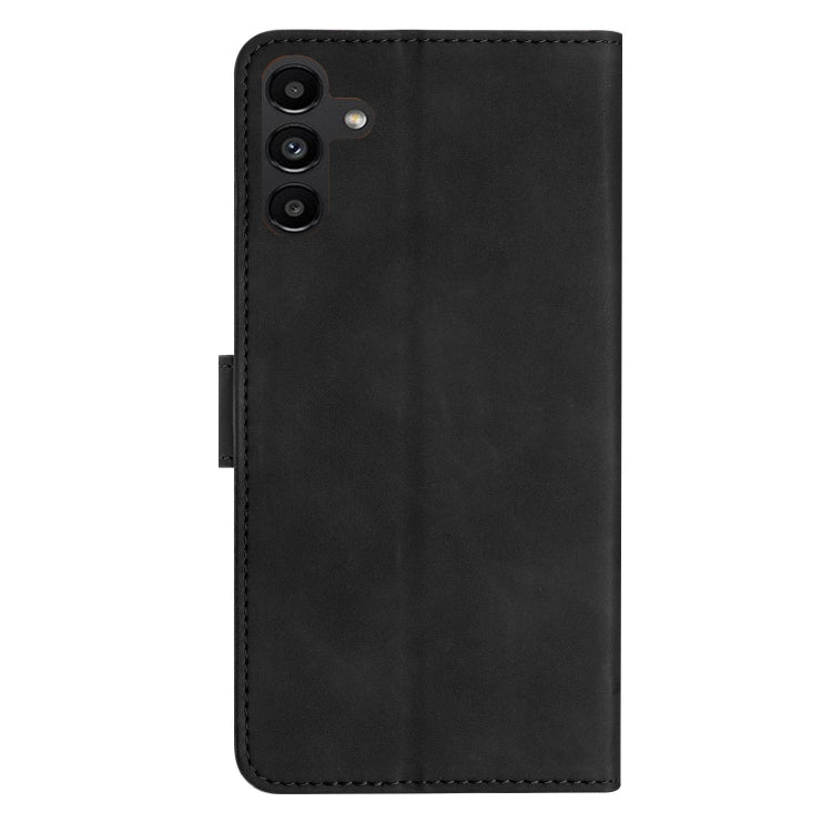 For Samsung Galaxy S25+ 5G Seven Butterflies Embossed Leather Phone Case(Black) - Galaxy S25+ 5G Cases by PMC Jewellery | Online Shopping South Africa | PMC Jewellery | Buy Now Pay Later Mobicred