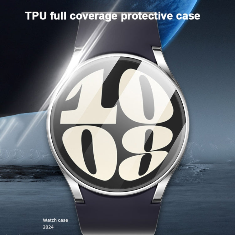 For Samsung Galaxy Watch FE 40mm Full Coverage Electroplated TPU Watch Protective Case(Black) - Watch Cases by PMC TechLife | Online Shopping South Africa | PMC TechLife | Buy Now Pay Later Mobicred