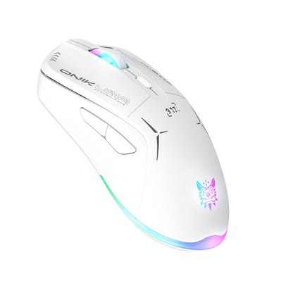 ONIKUMA CW917 RGB 4800DPI Dual Mode Wired + 2.4GHz Wireless Mouse(White) - Wireless Mice by ONIKUMA | Online Shopping South Africa | PMC Jewellery | Buy Now Pay Later Mobicred