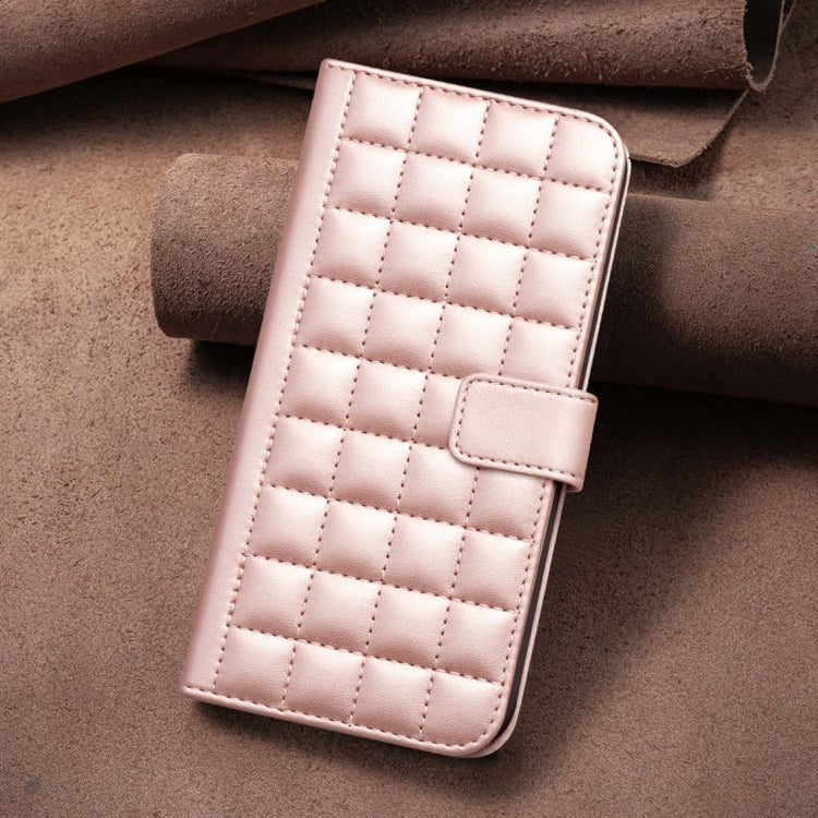 For Google Pixel 9 Square Texture Leather Phone Case(Rose Gold) - Google Cases by PMC TechLife | Online Shopping South Africa | PMC TechLife | Buy Now Pay Later Mobicred