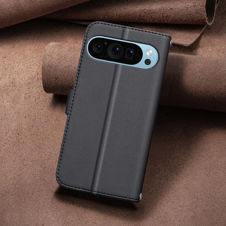 For Google Pixel 9 Square Texture Leather Phone Case(Black) - Google Cases by PMC TechLife | Online Shopping South Africa | PMC TechLife | Buy Now Pay Later Mobicred