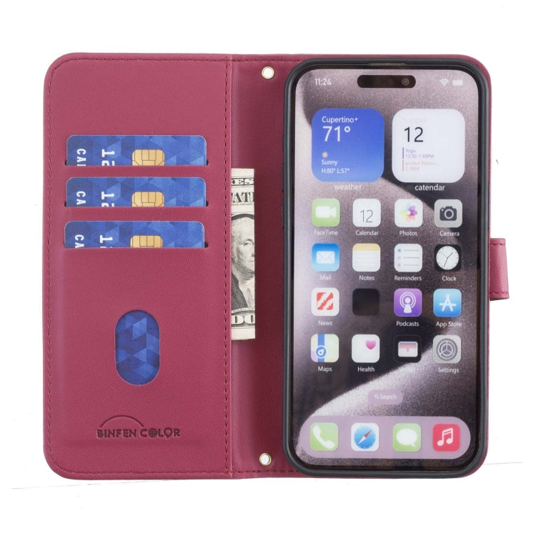 For Google Pixel 9 Pro Square Texture Leather Phone Case(Red) - Google Cases by PMC TechLife | Online Shopping South Africa | PMC TechLife | Buy Now Pay Later Mobicred