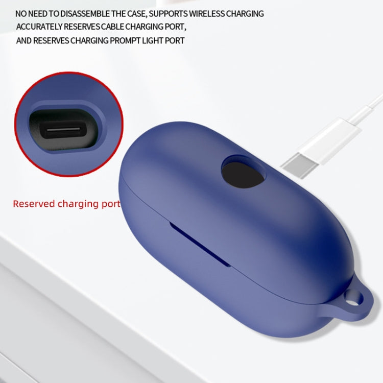 For Beats Solo Buds Wireless Earphones Silicone Protective Case with Hole(Black) - Other Case by PMC Jewellery | Online Shopping South Africa | PMC Jewellery | Buy Now Pay Later Mobicred
