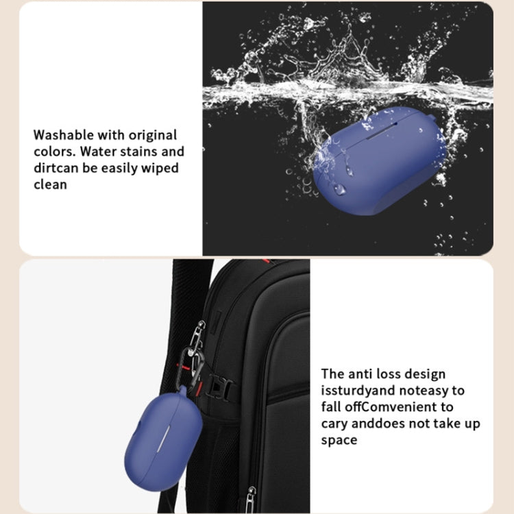 For Beats Solo Buds Wireless Earphones Silicone Protective Case with Hole(Black) - Other Case by PMC Jewellery | Online Shopping South Africa | PMC Jewellery | Buy Now Pay Later Mobicred