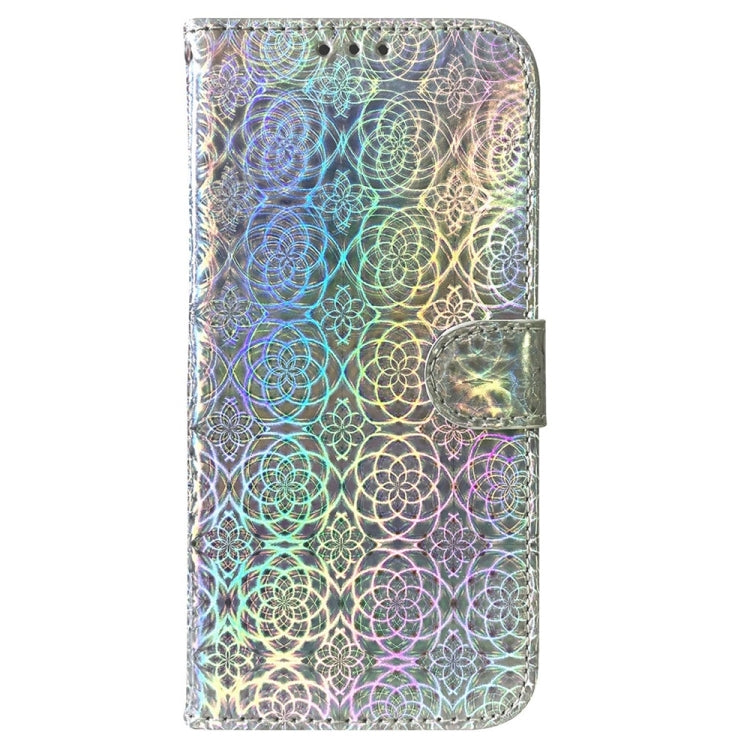 For Samsung Galaxy S25 5G Colorful Magnetic Buckle Leather Phone Case(Silver) - Galaxy S25 5G Cases by PMC Jewellery | Online Shopping South Africa | PMC Jewellery | Buy Now Pay Later Mobicred