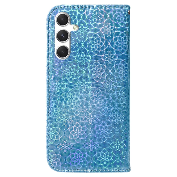 For Samsung Galaxy S25+ 5G Colorful Magnetic Buckle Leather Phone Case(Blue) - Galaxy S25+ 5G Cases by PMC Jewellery | Online Shopping South Africa | PMC Jewellery | Buy Now Pay Later Mobicred