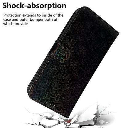 For Samsung Galaxy S25+ 5G Colorful Magnetic Buckle Leather Phone Case(Black) - Galaxy S25+ 5G Cases by PMC Jewellery | Online Shopping South Africa | PMC Jewellery | Buy Now Pay Later Mobicred