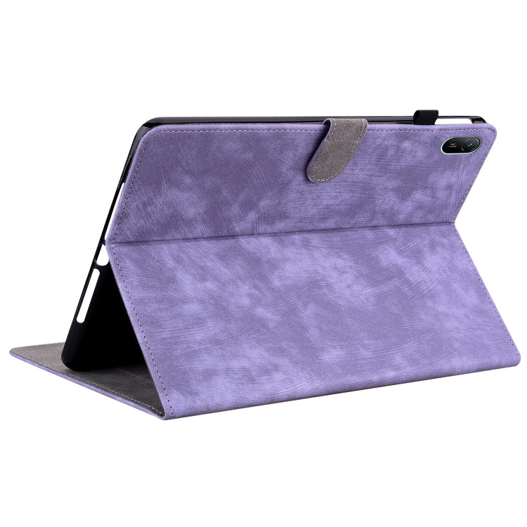 For Huawei MatePad SE 11 2024 Tiger Pattern Flip Leather Tablet Case(Purple) - Huawei by PMC Jewellery | Online Shopping South Africa | PMC Jewellery | Buy Now Pay Later Mobicred