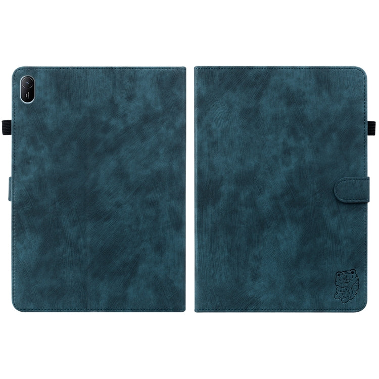 For Huawei MatePad SE 11 2024 Tiger Pattern Flip Leather Tablet Case(Dark Blue) - free shipping - PMC Jewellery - Order now!