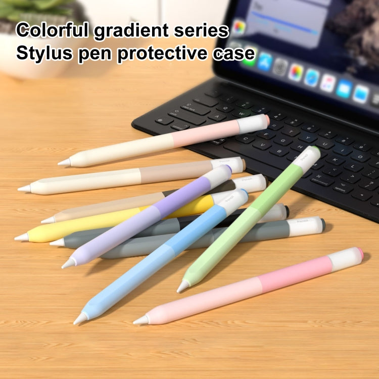 For Apple Pencil USB-C Gradient Silicone Stylus Protective Case(Pink) - Pencil Accessories by PMC Jewellery | Online Shopping South Africa | PMC Jewellery | Buy Now Pay Later Mobicred
