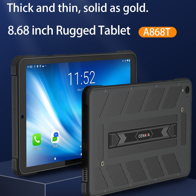 CENAVA A868T IP68 Rugged Tablet PC, 6GB+256GB, 8.68 inch Android 13 MT8788 Octa Core, 4G Network(US Plug) - CENAVA by CENAVA | Online Shopping South Africa | PMC Jewellery | Buy Now Pay Later Mobicred