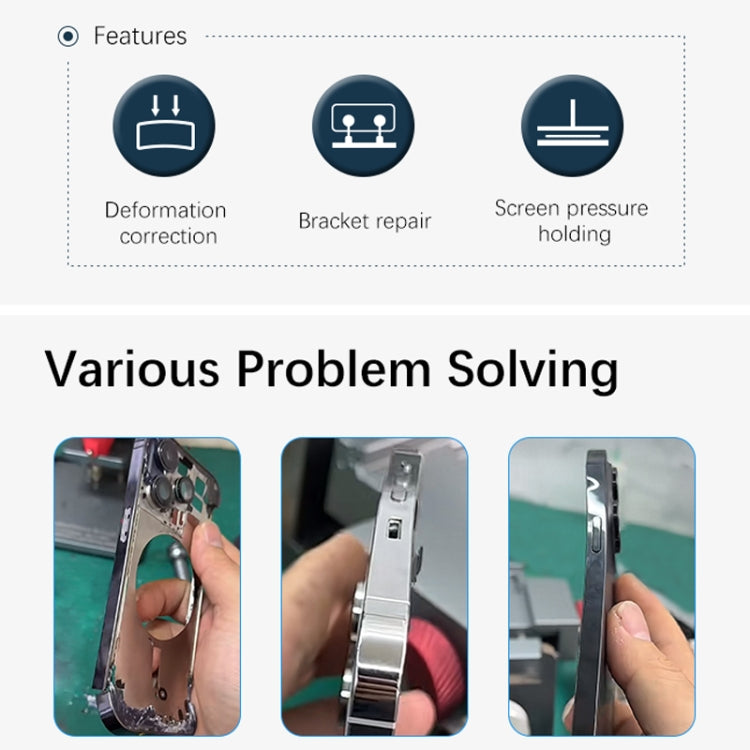 TBK-215C Middle Frame Deformation + Screen Pressure Holding + Bending Correction Repair Fixture - free shipping - PMC TechLife - Order now!