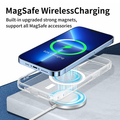 For iPhone 15 Pro Max ViLi MAG-C Series MagSafe Magnetic PC + TPU Phone Case(Transparent) - iPhone 15 Pro Max Cases by ViLi | Online Shopping South Africa | PMC Jewellery | Buy Now Pay Later Mobicred