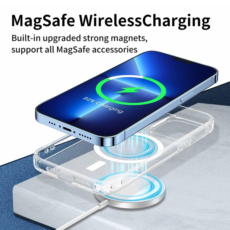 For iPhone 16 Pro ViLi MAG-C Series MagSafe Magnetic PC + TPU Phone Case(Transparent) - iPhone 16 Pro Cases by ViLi | Online Shopping South Africa | PMC Jewellery | Buy Now Pay Later Mobicred