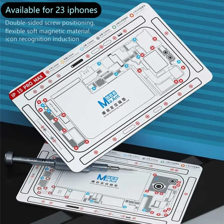 For iPhone 13 mini MaAnt Double-sided Screw Positioning Flexible Soft Magnetic Pad - free shipping - PMC TechLife - Order now!