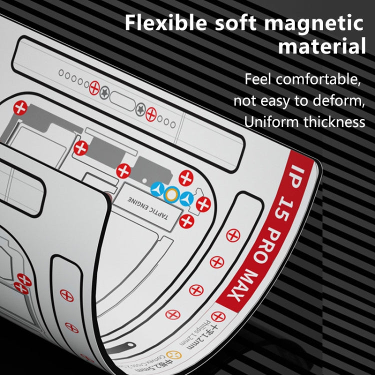 For iPhone 14 MaAnt Double-sided Screw Positioning Flexible Soft Magnetic Pad - free shipping - PMC TechLife - Order now!