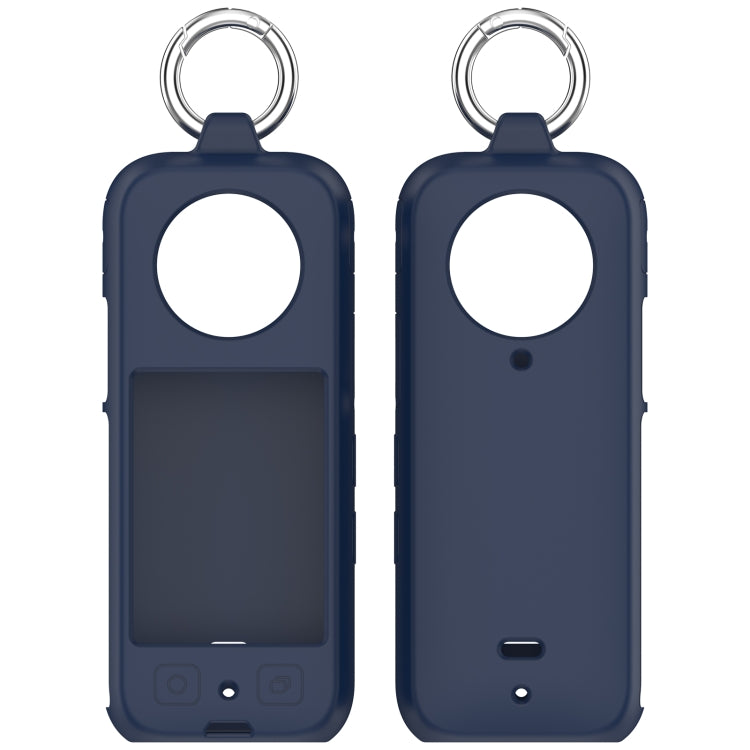 For Insta 360 X4 Portable Silicone Protective Case(Midnight Blue) - Case & Bags by PMC TechLife | Online Shopping South Africa | PMC TechLife | Buy Now Pay Later Mobicred