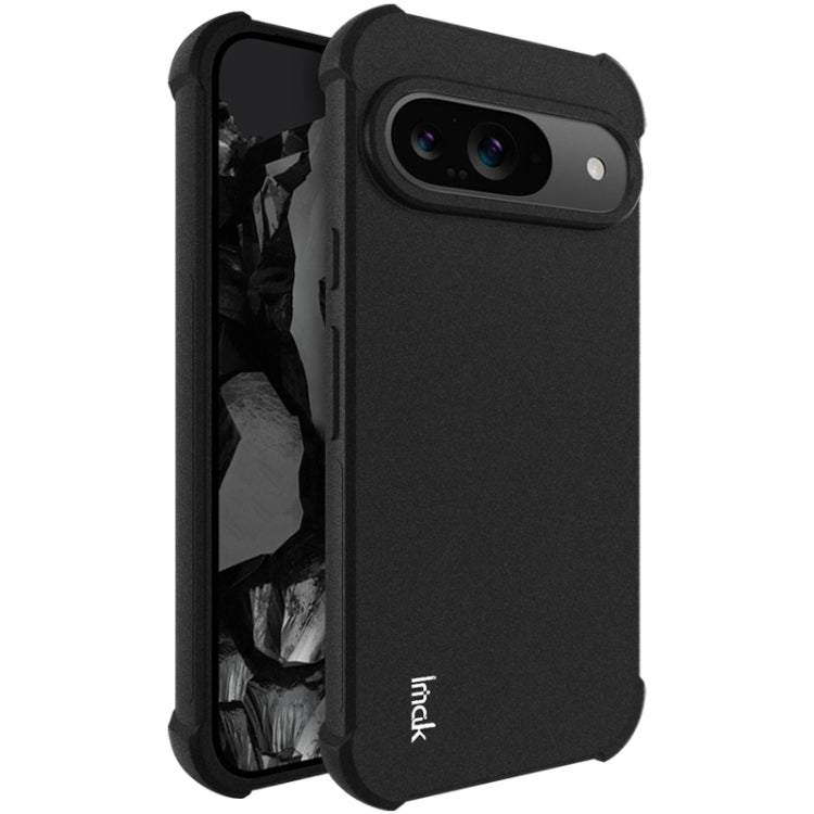 For Google Pixel 9 / Pixel 9 Pro imak Shockproof Airbag TPU Phone Case(Matte Black) - Google Cases by imak | Online Shopping South Africa | PMC TechLife | Buy Now Pay Later Mobicred