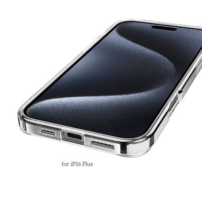 For iPhone 16 Plus BOROFONE BI5 Ice Shield Series MagSafe Magnetic Phone Case(Transparent) - iPhone 16 Plus Cases by Borofone | Online Shopping South Africa | PMC Jewellery | Buy Now Pay Later Mobicred