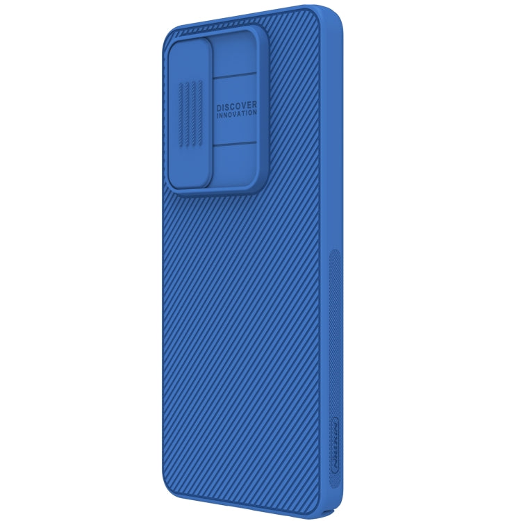 For OnePlus Nord CE4 Lite / OPPO K12x NILLKIN Black Mirror Series Camshield PC Phone Case(Blue) - OnePlus Cases by NILLKIN | Online Shopping South Africa | PMC Jewellery | Buy Now Pay Later Mobicred