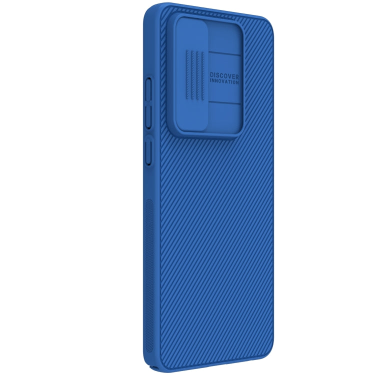 For OnePlus Nord CE4 Lite / OPPO K12x NILLKIN Black Mirror Series Camshield PC Phone Case(Blue) - OnePlus Cases by NILLKIN | Online Shopping South Africa | PMC Jewellery | Buy Now Pay Later Mobicred