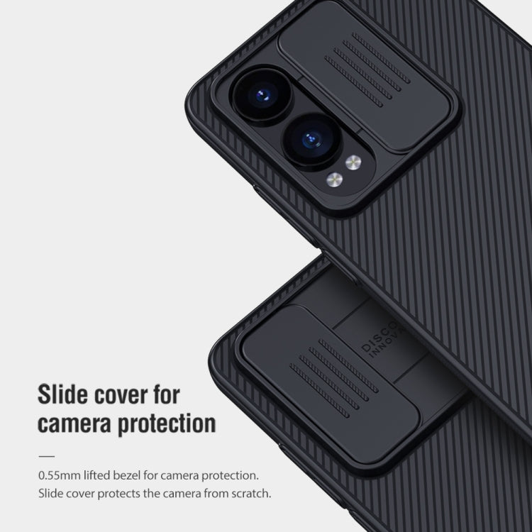 For OnePlus Nord CE4 Lite / OPPO K12x NILLKIN Black Mirror Series Camshield PC Phone Case(Black) - OnePlus Cases by NILLKIN | Online Shopping South Africa | PMC Jewellery | Buy Now Pay Later Mobicred