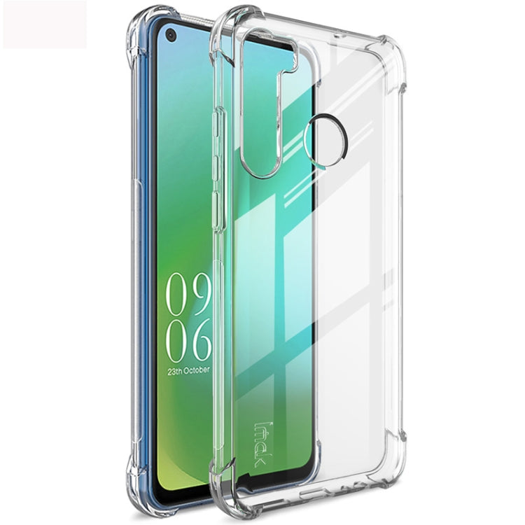 For HTC Desire 20 Pro IMAK All-inclusive Shockproof Airbag TPU Case with Screen Protector(Transparent) - HTC by imak | Online Shopping South Africa | PMC Jewellery | Buy Now Pay Later Mobicred