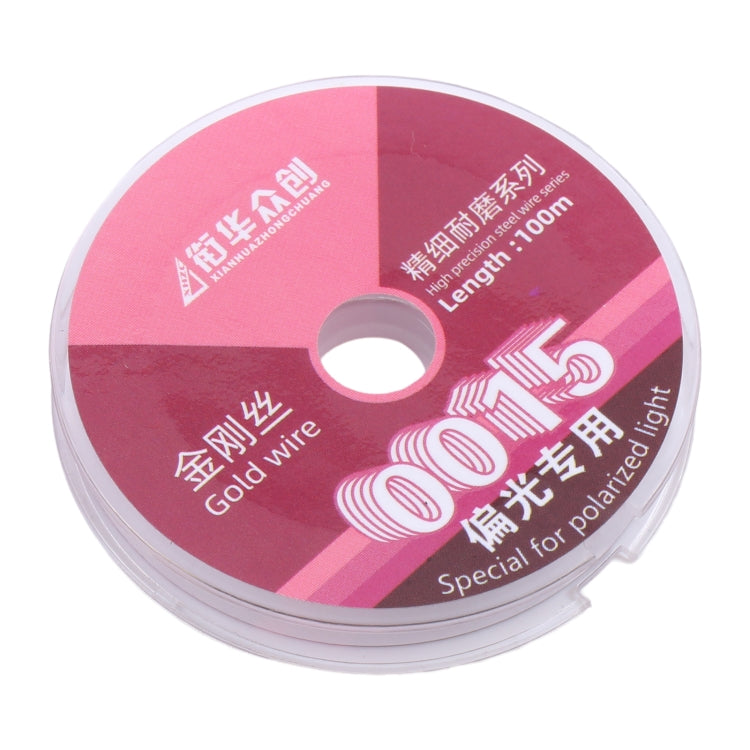 0.015mm x 100m LCD Filter Polarizing Films Separation Diamond Wire - free shipping - PMC Jewellery - Order now!