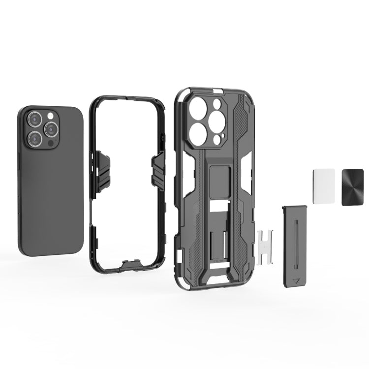 For iPhone 16 Pro Supersonic PC + TPU Holder Phone Case(Blue) - free shipping - PMC TechLife - Order now!