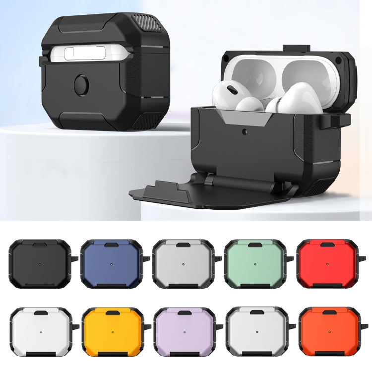 For AirPods Pro 2 Phone Holder Design Earbuds Box Protective Case(Orange) - free shipping - PMC Jewellery - Order now!