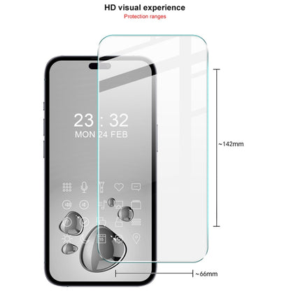 For iPhone 16 imak H Series Full Screen Tempered Glass Film - iPhone 16 Tempered Glass by imak | Online Shopping South Africa | PMC Jewellery | Buy Now Pay Later Mobicred