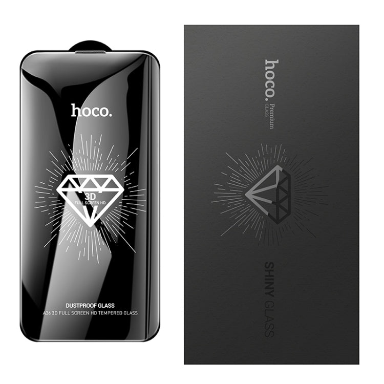 For iPhone 16 Pro Max hoco A36 3D Full Screen HD Tempered Film - iPhone 16 Pro Max Tempered Glass by hoco | Online Shopping South Africa | PMC Jewellery | Buy Now Pay Later Mobicred