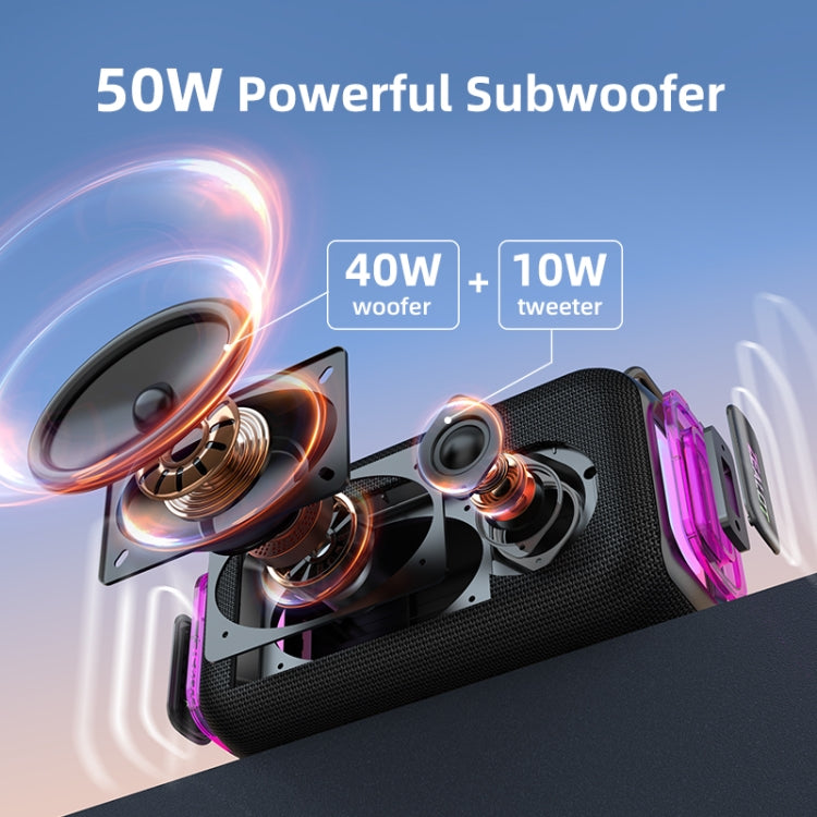Zealot S85 50W Outdoor Waterproof Portable Bluetooth Speaker(Black) - free shipping - PMC Jewellery - Order now!