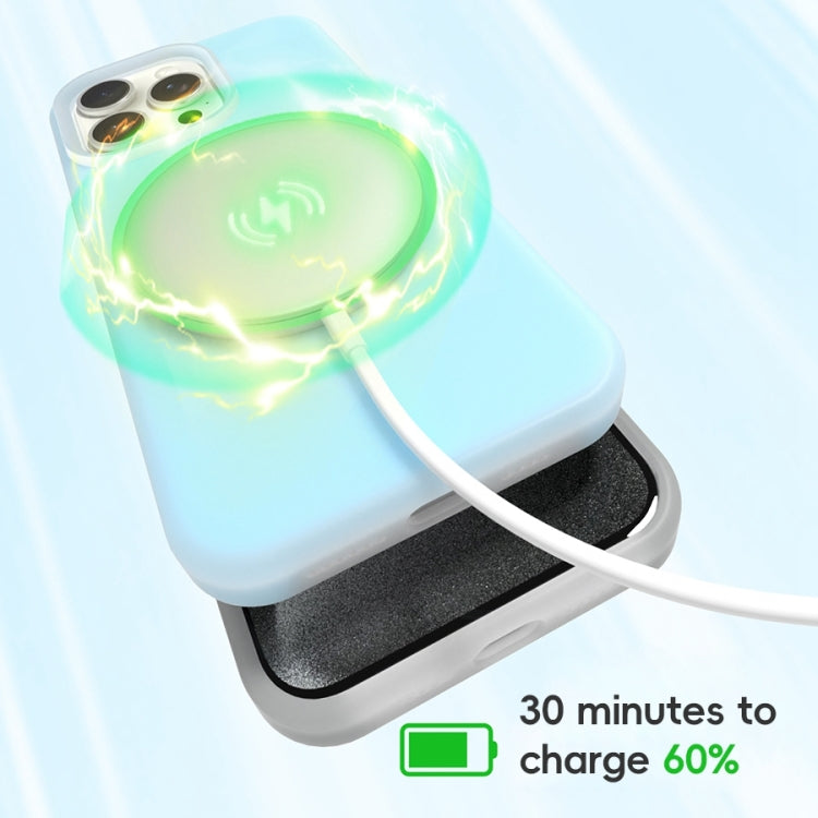 For iPhone 16 Plus Jelly Liquid Silicone MagSafe Magnetic Phone Case(Green) - iPhone 16 Plus Cases by PMC TechLife | Online Shopping South Africa | PMC TechLife | Buy Now Pay Later Mobicred